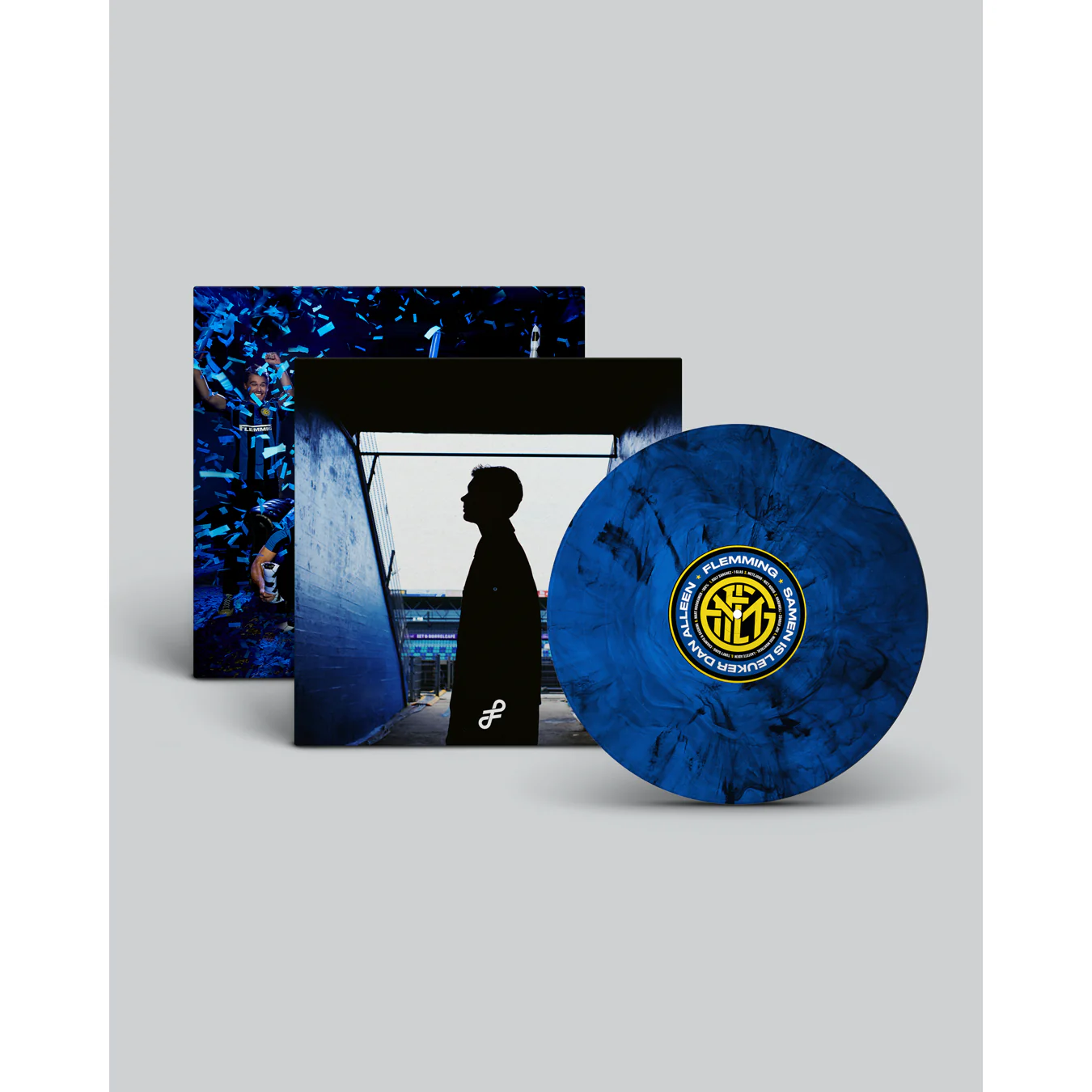 Samen Is Leuker Dan Alleen (Blue & Black Smoke LP) + Signed Art Card - Image 3