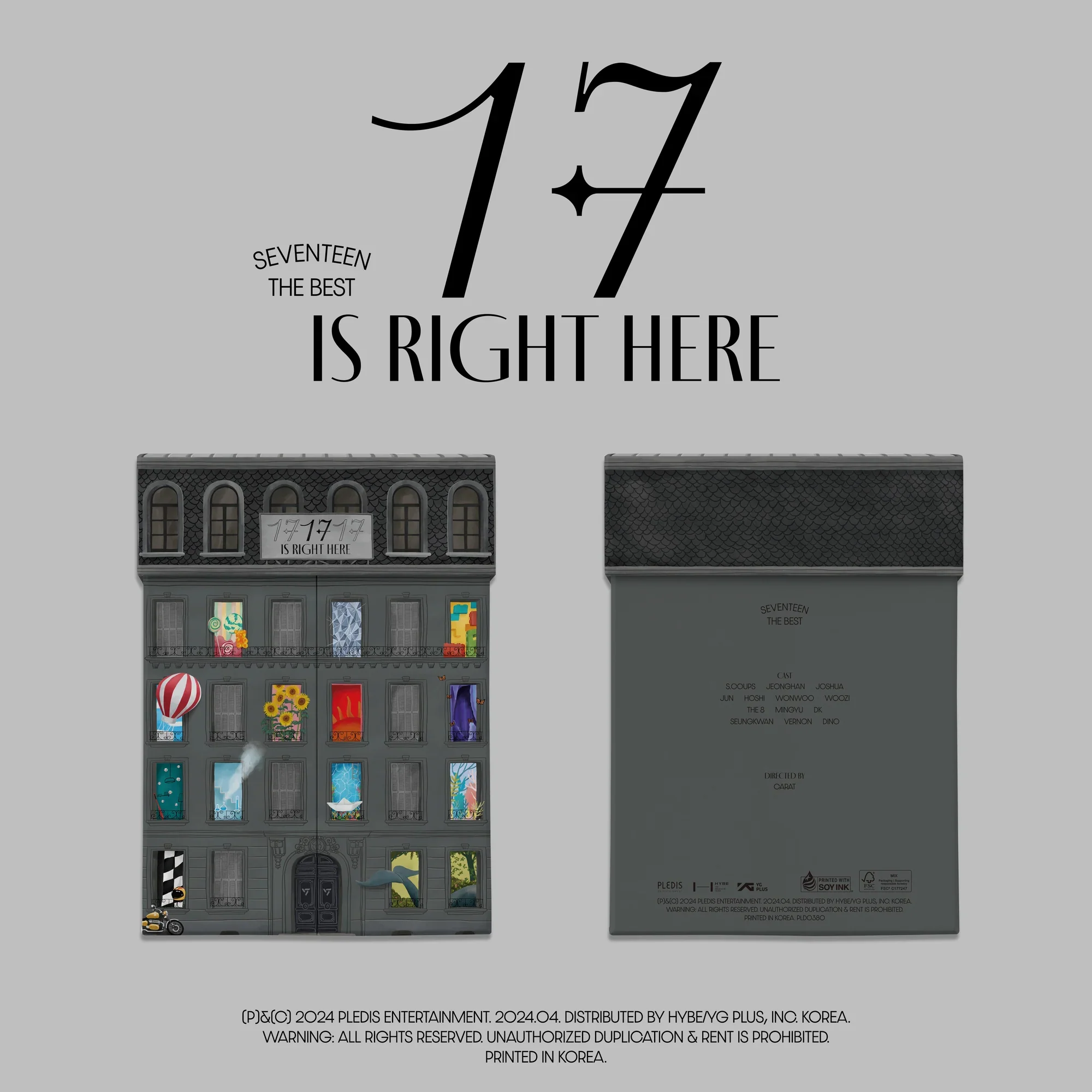 SEVENTEEN BEST ALBUM ’17 IS RIGHT HERE’ (HERE Version) (CD)