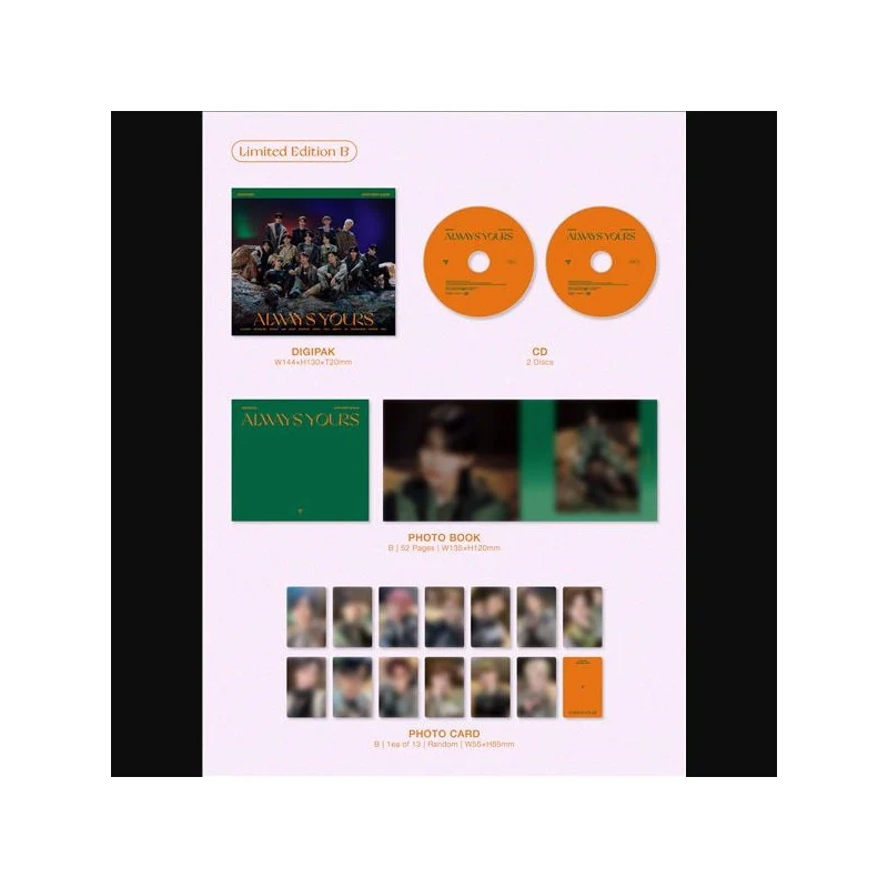SEVENTEEN JAPAN BEST ALBUM [ALWAYS YOURS] (Limited Edition B) (CD)
