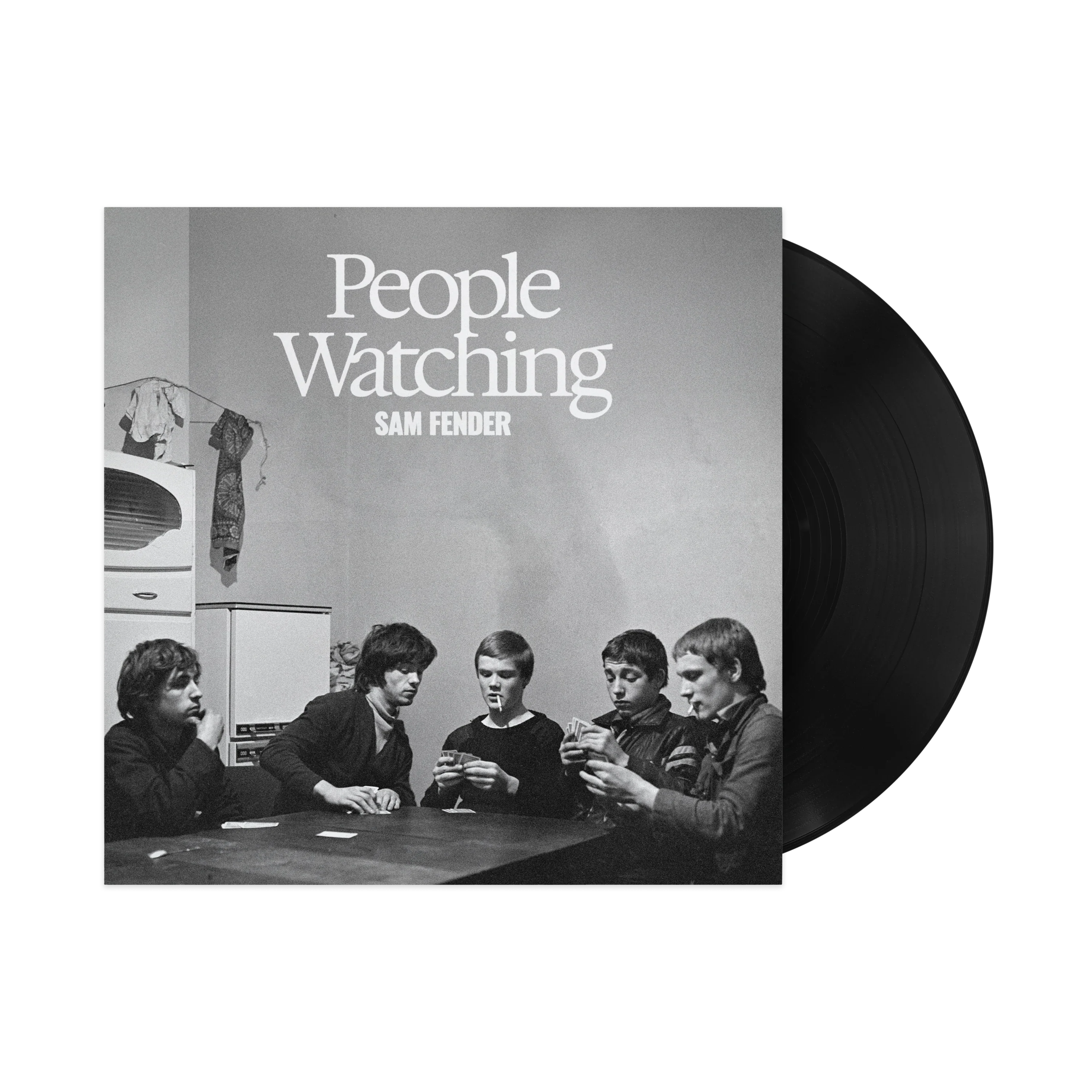People Watching Standard Black Vinyl