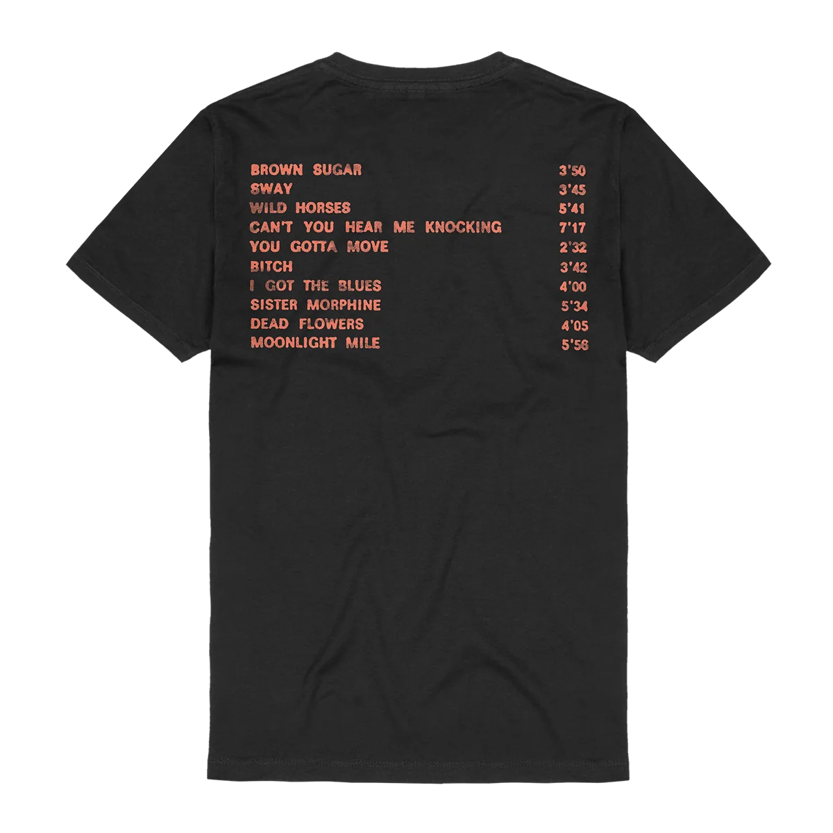 Sticky Fingers Tracklist (Store Exclusive Black T-Shirt) - Image 2