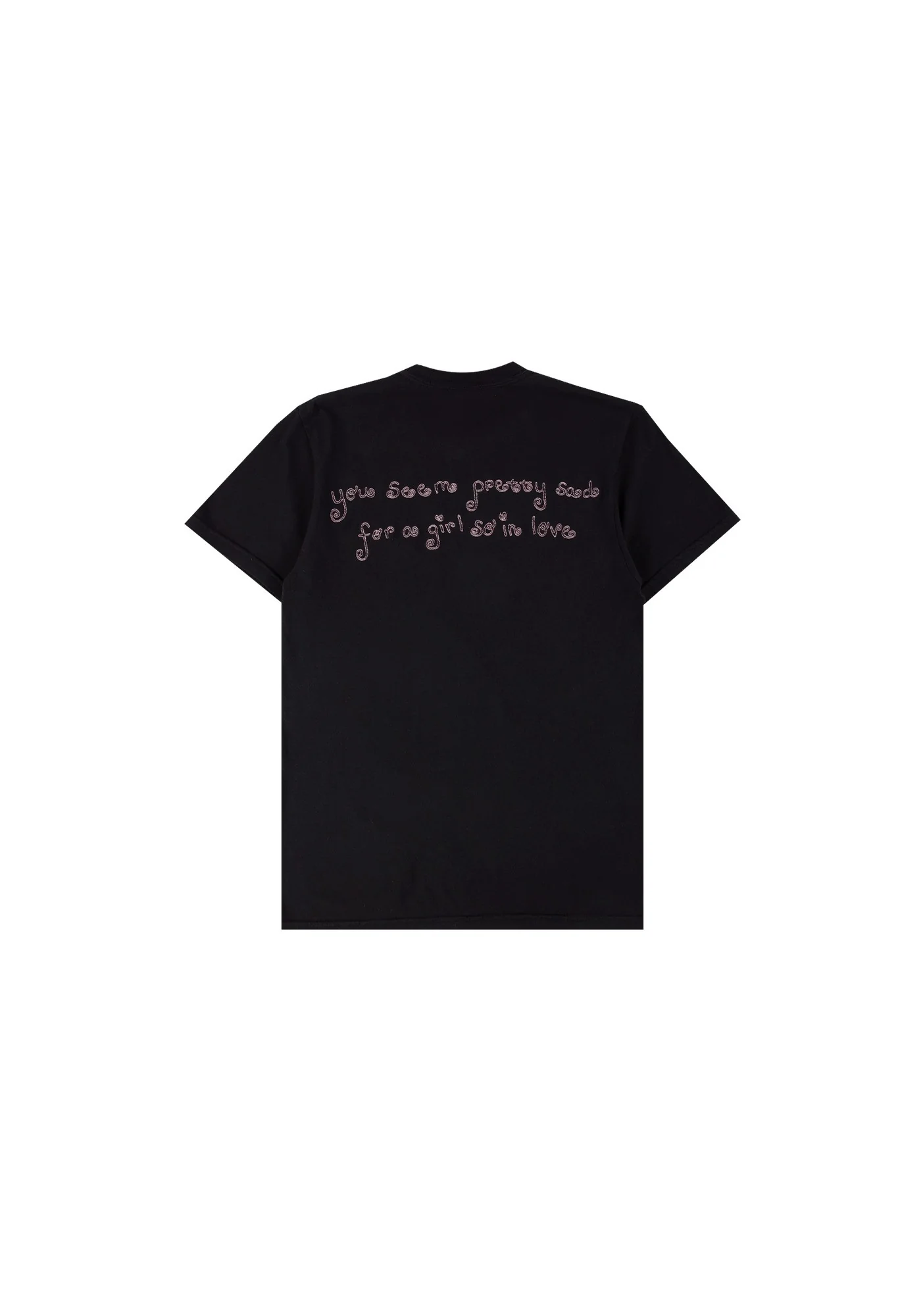 swing embroidered oversized youth black t-shirt - Image 2