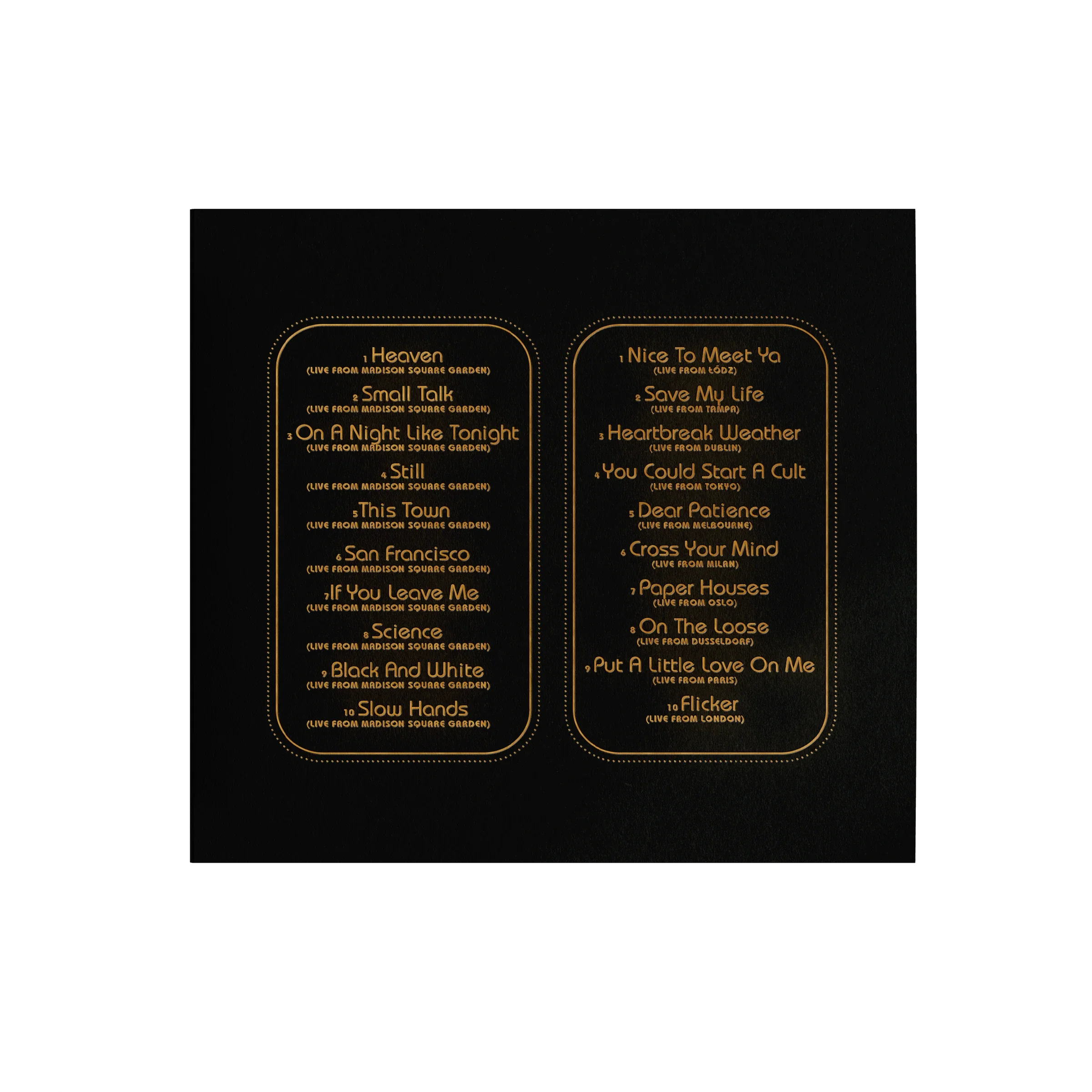 The Show: Live On Tour CD - Image 6