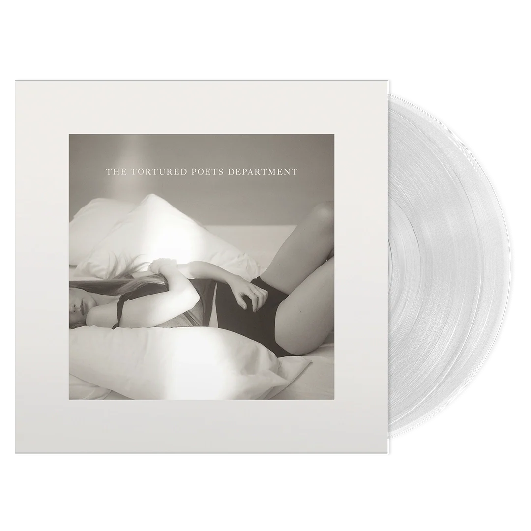 The Tortured Poets Department Phantom Clear Vinyl + Bonus Track “The Manuscript”