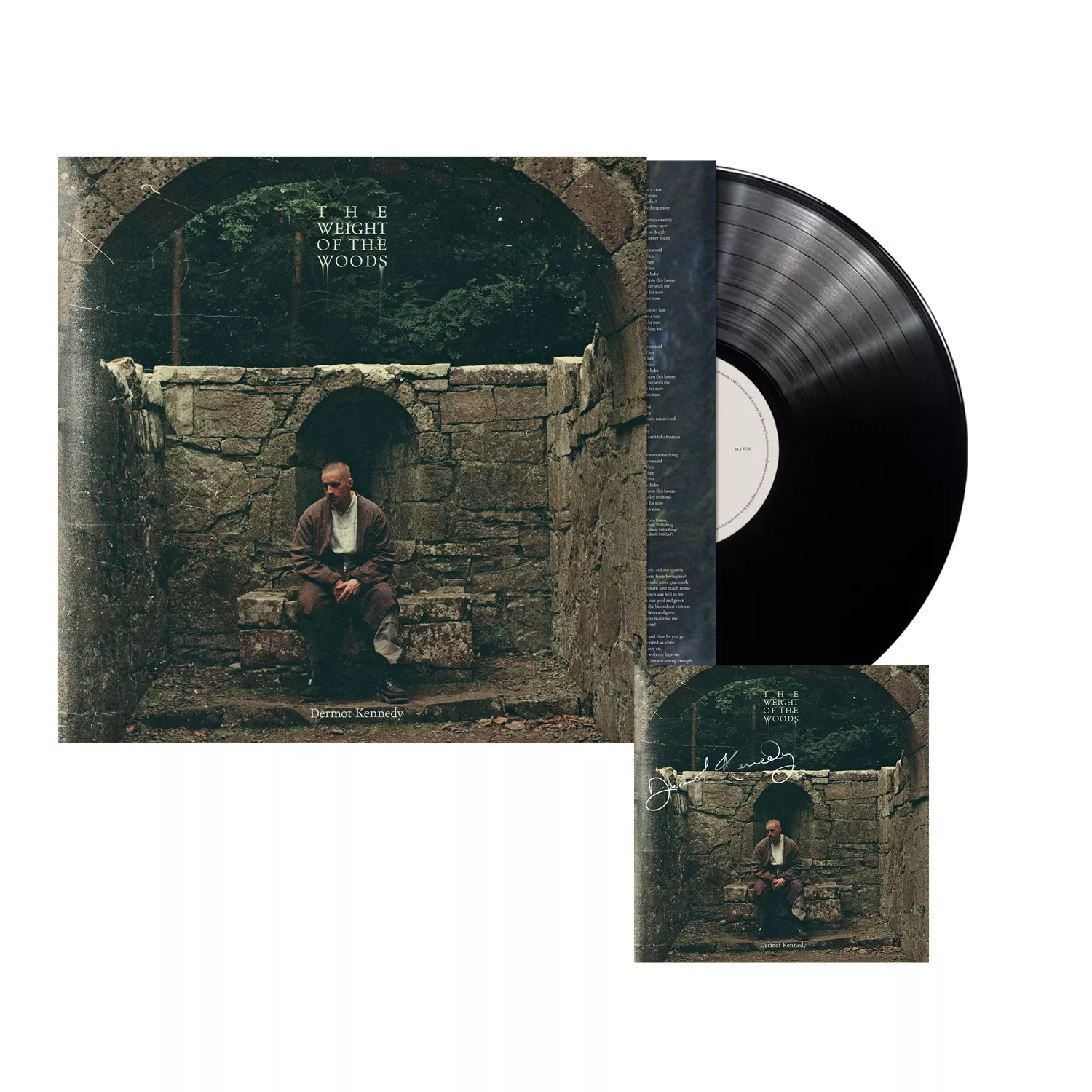 The Weight Of The Woods: Recycled Black LP + Signed Art Card