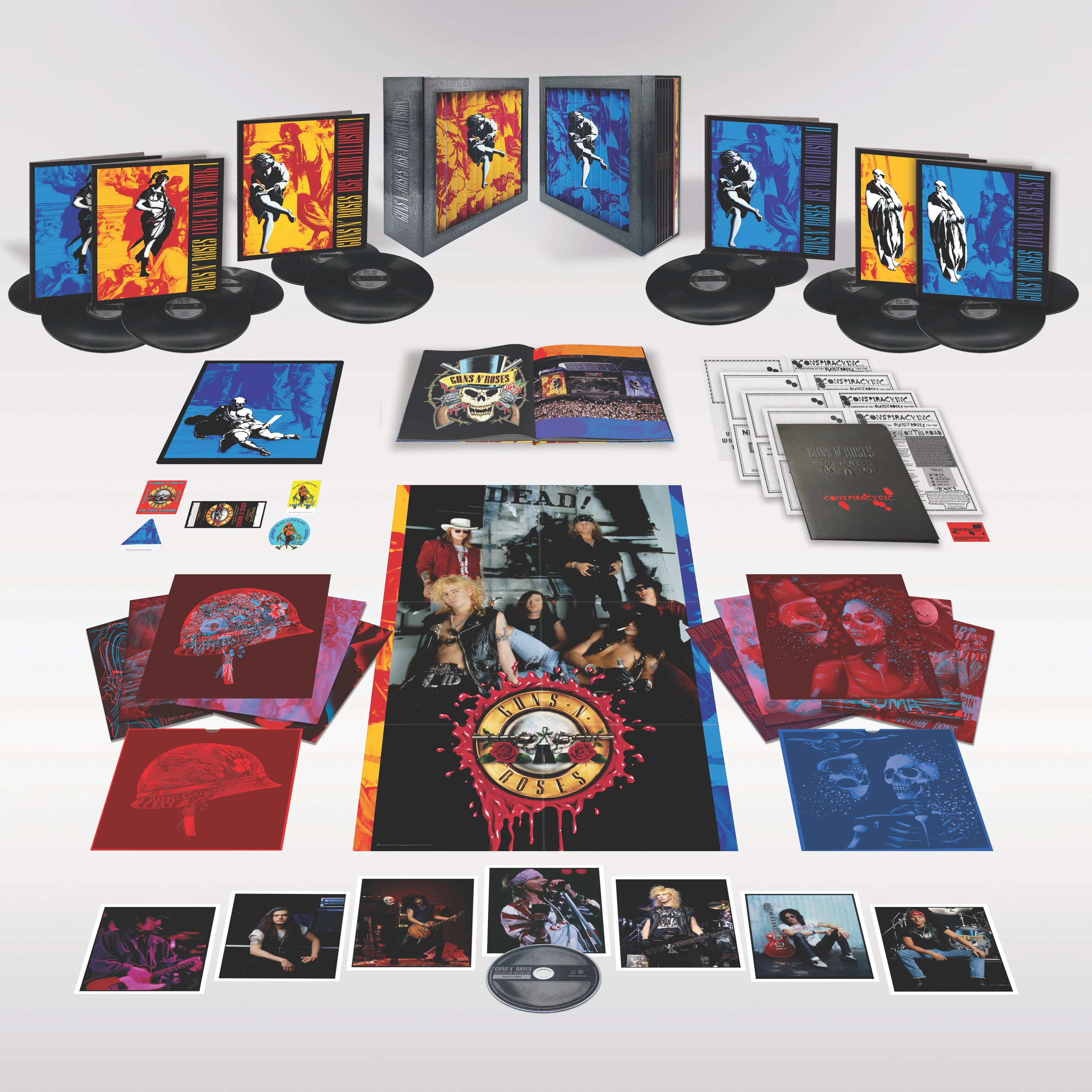 Use Your Illusion I & II (Super Deluxe 12LP + Blu-Ray Boxset)
