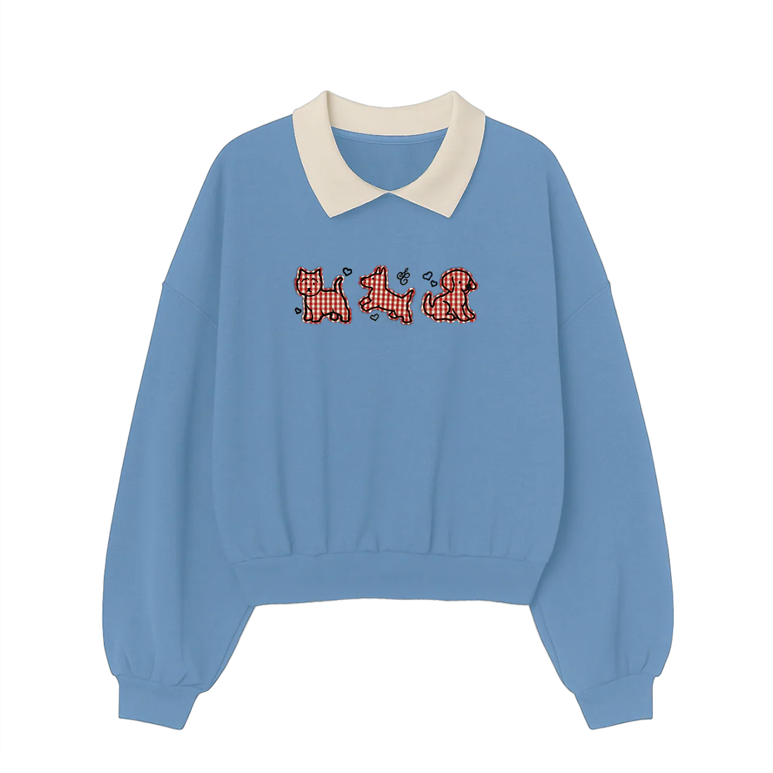 Man's Best Friend Collared Fleece Long Sleeve