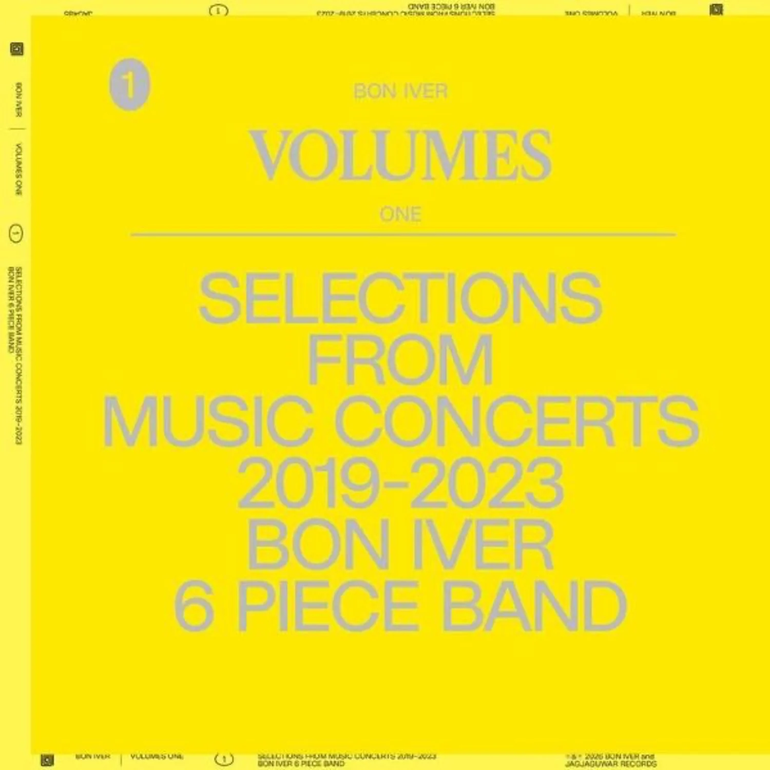 Volumes One: Selections From Music Concerts 2019-2023 (LP)
