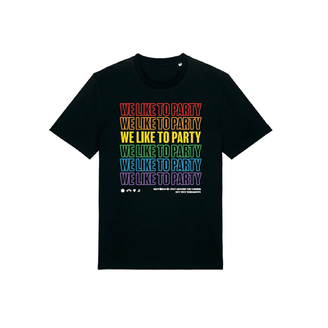 We Like To Party (Store Exclusive Rainbow Black T-Shirt)