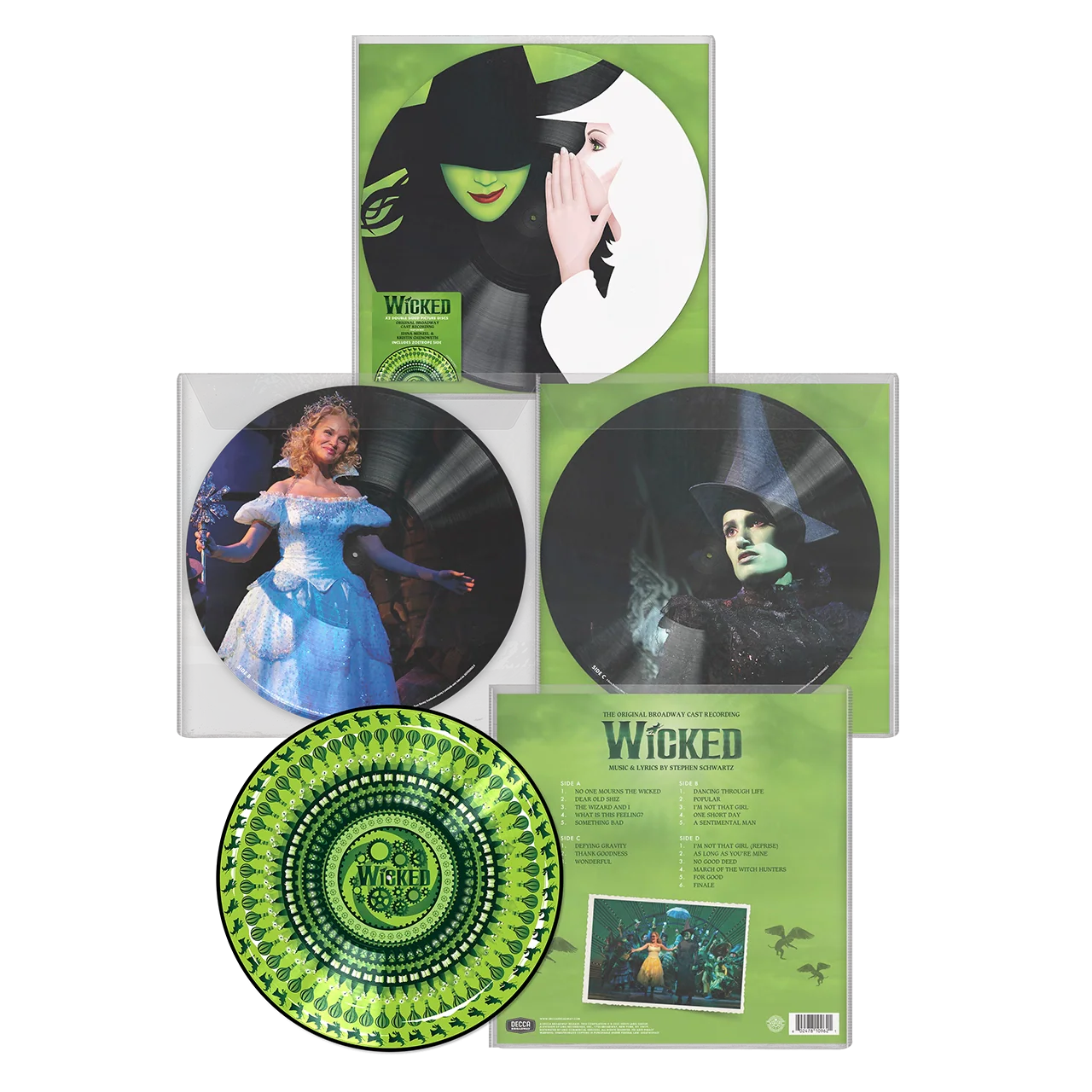 Wicked Original Broadway Cast Recording - Picture Disc Zoetrope