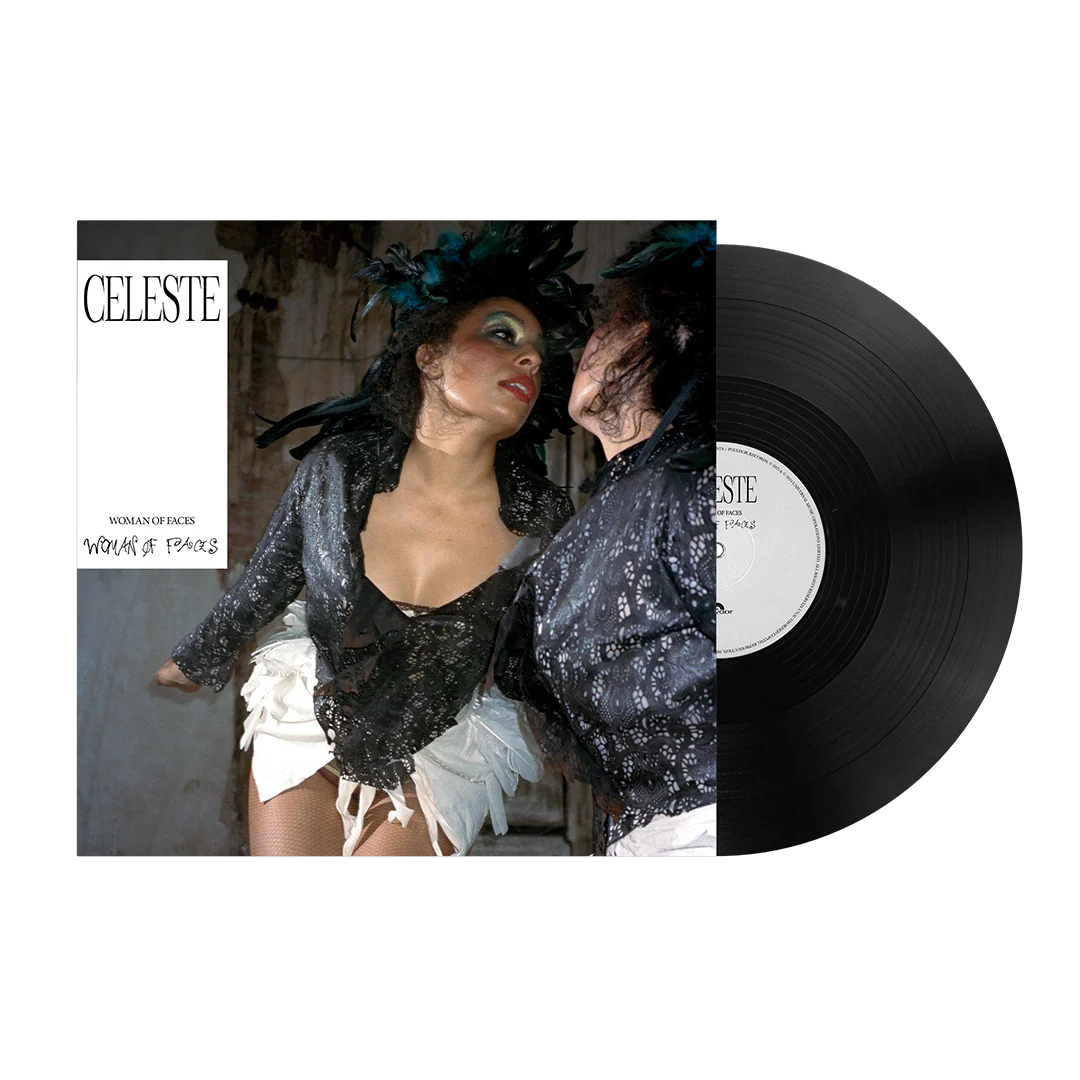 Woman Of Faces Standard Black Vinyl