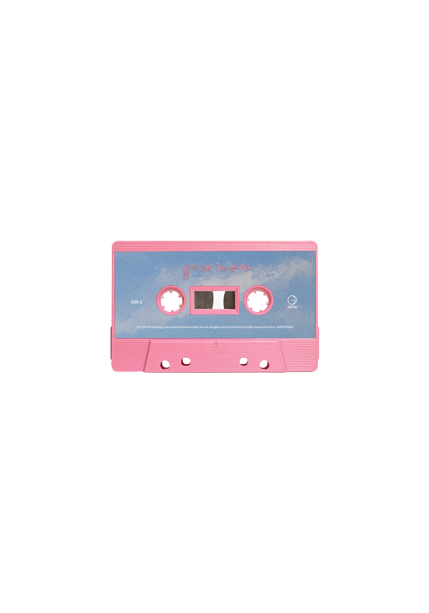 you seem pretty sad for a girl so in love - baby pink cassette + signed art card - Image 3