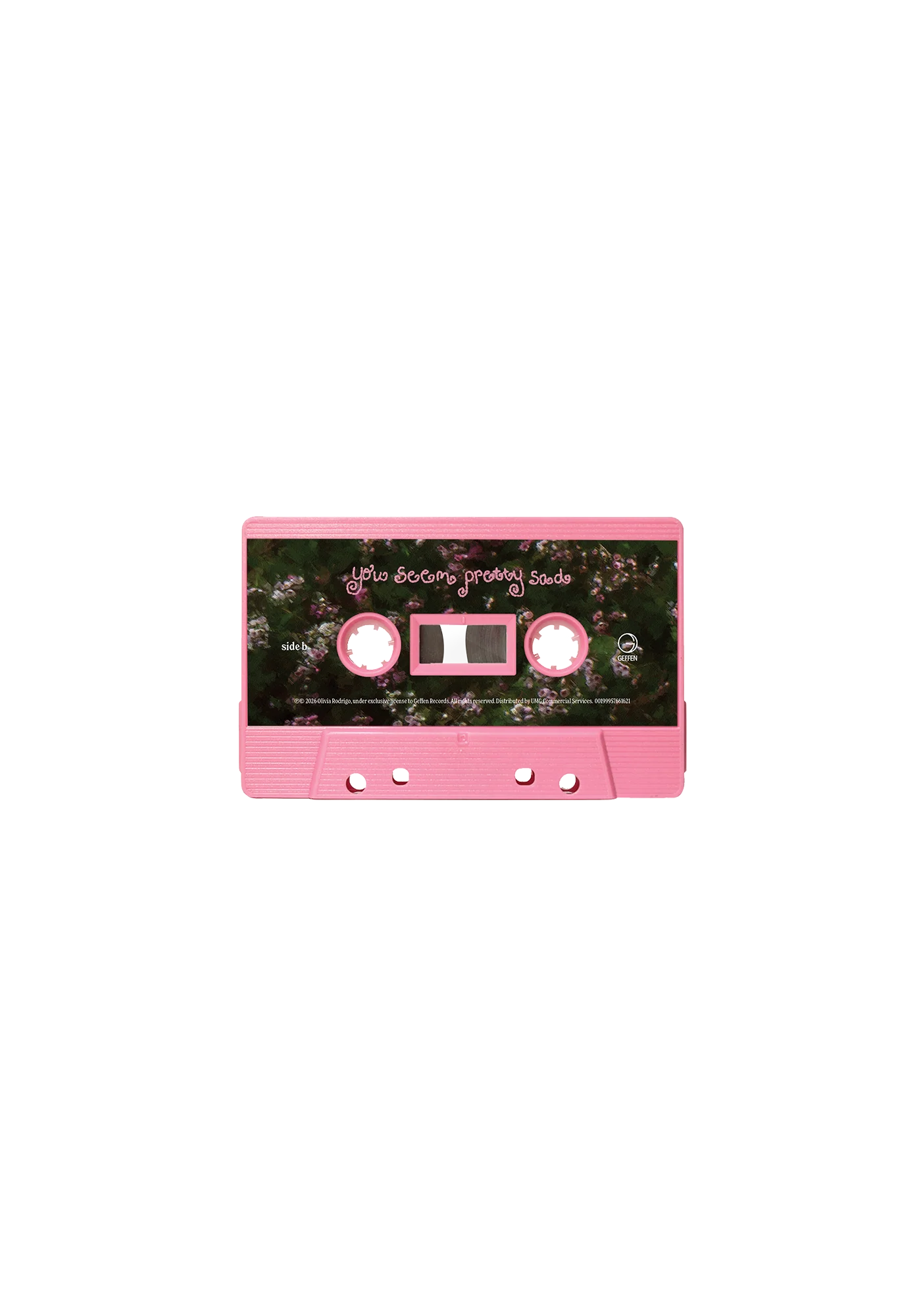 you seem pretty sad for a girl so in love - baby pink cassette + signed art card - Image 4