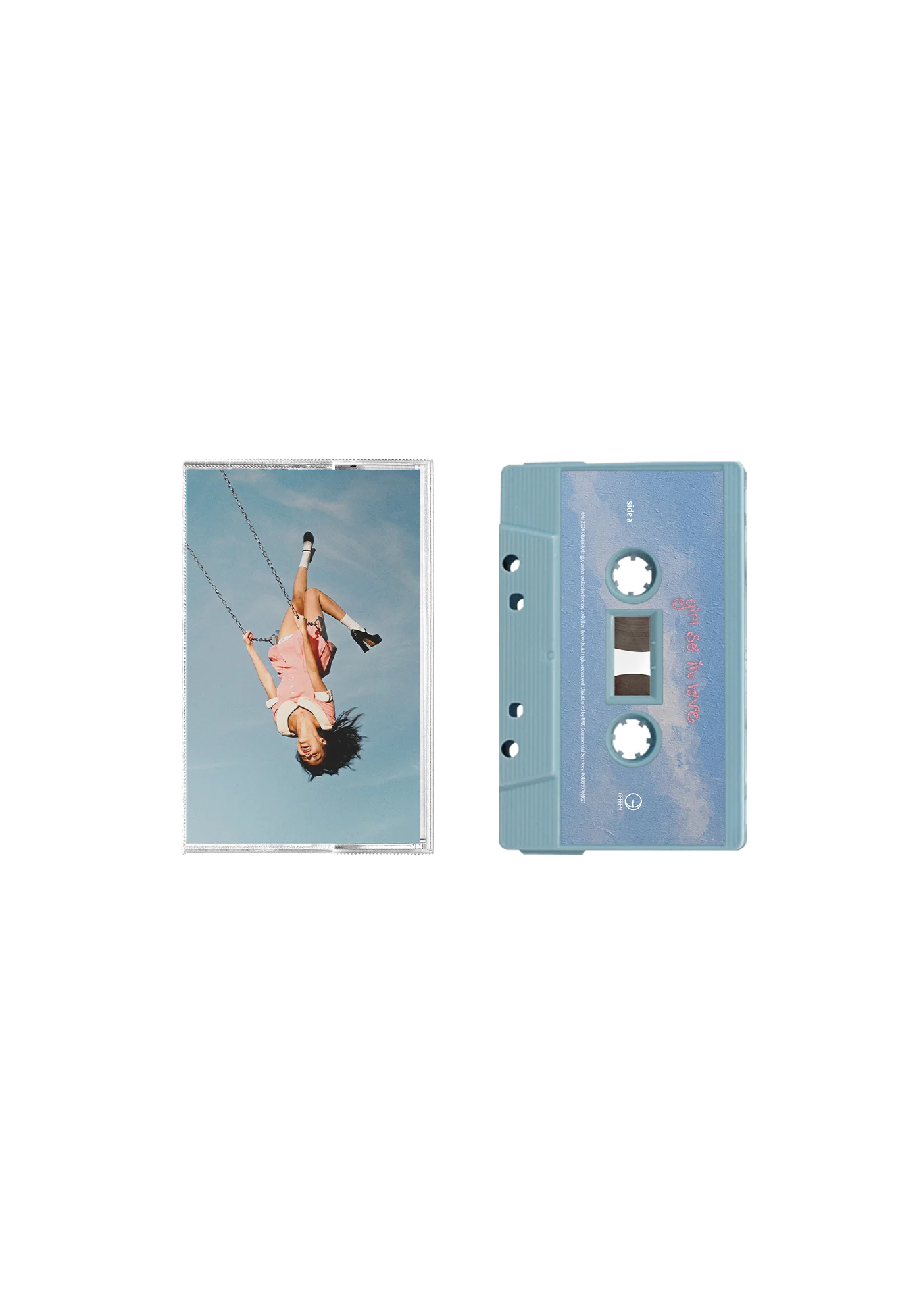 you seem pretty sad for a girl so in love - exclusive baby blue cassette + signed art card - Image 2