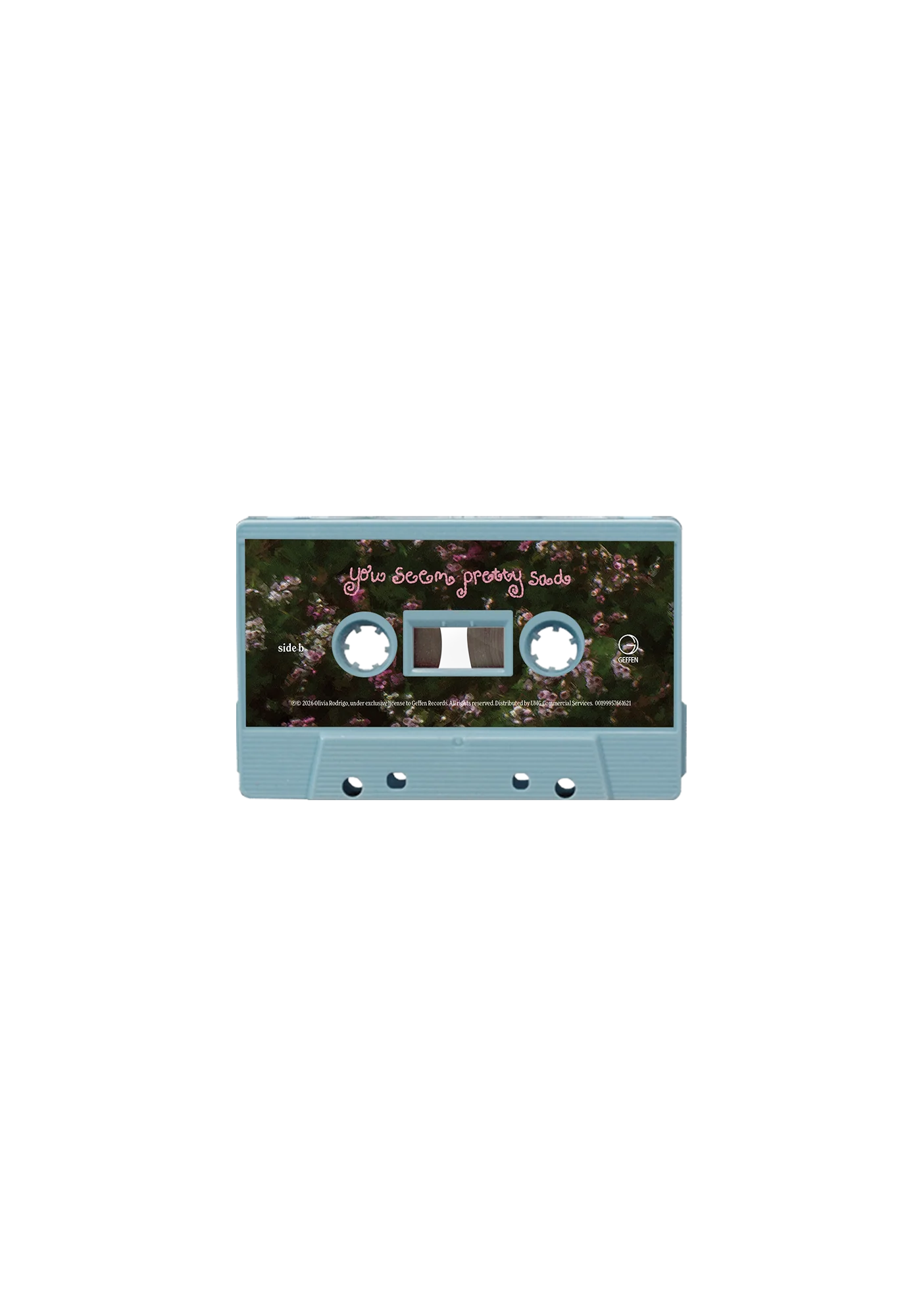 you seem pretty sad for a girl so in love - exclusive baby blue cassette + signed art card - Image 4