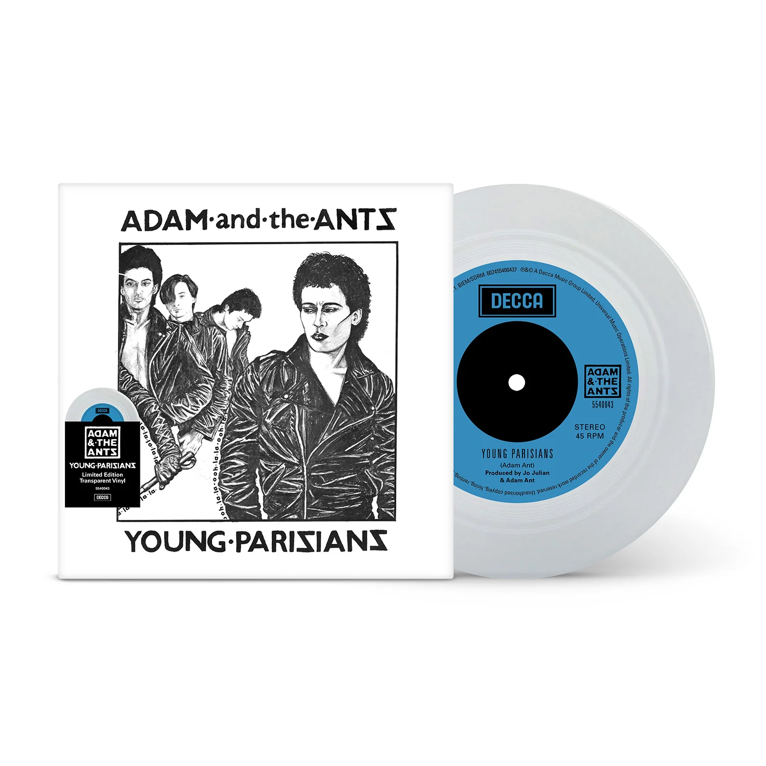 Young Parisians / Lady (Clear 7Inch Single)